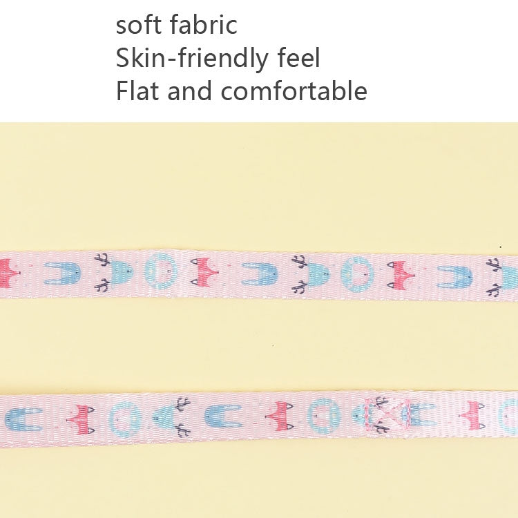 Rabbit Head Type Cat Traction Rope Anti-breakaway Adjustable Cat Leash, Small Suitable for Within 3kg, Large Suitable for 3-6kg