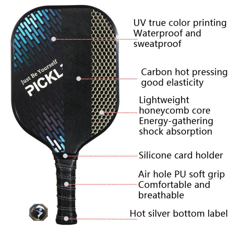 LEIJIAER Carbon Fiber 3K Board Surface Fragrant Honeycomb Tennis Racket, Lion PK-061, OFFicial PK-062, OFFicial PK-063, Butterfly PK-064, Power PK-065