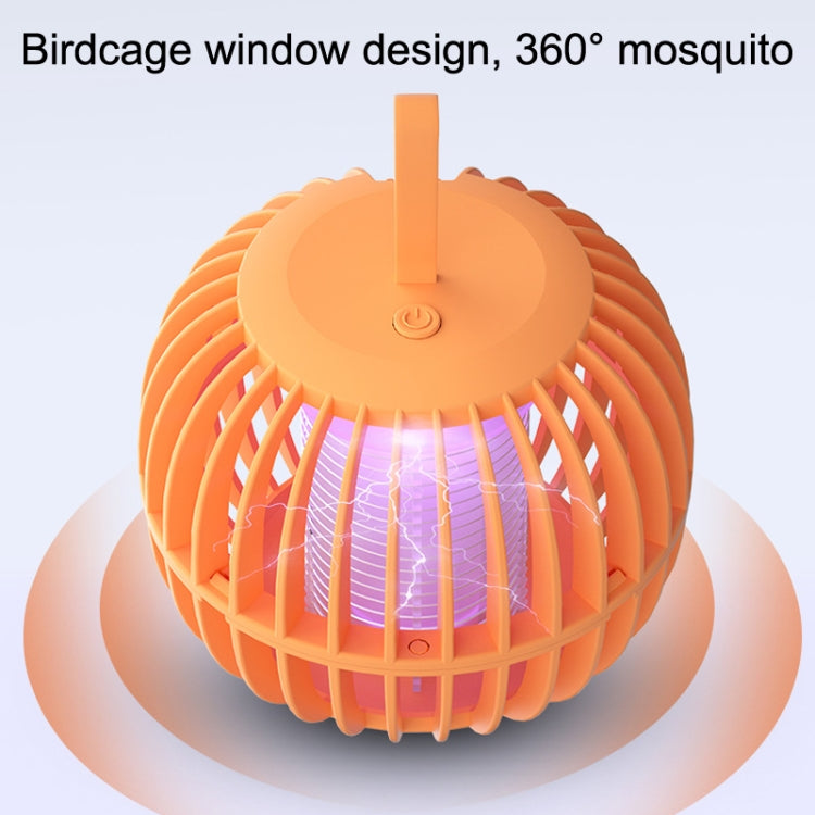 Pumpkin Night Light Mosquito Lamp USB Portable Shock Mosquito Trap, Mosquito Trap Orange