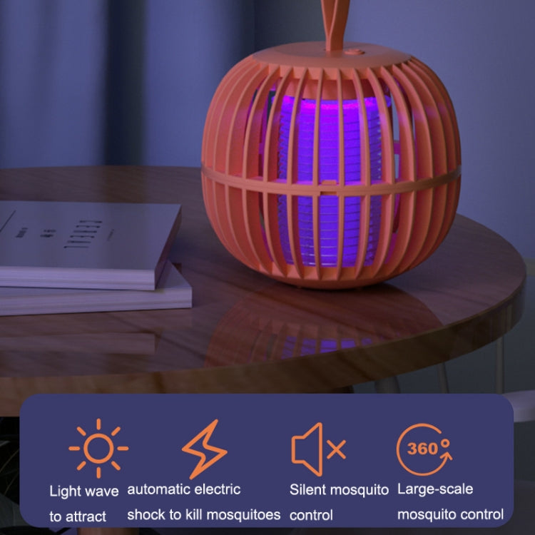 Pumpkin Night Light Mosquito Lamp USB Portable Shock Mosquito Trap, Mosquito Trap Orange