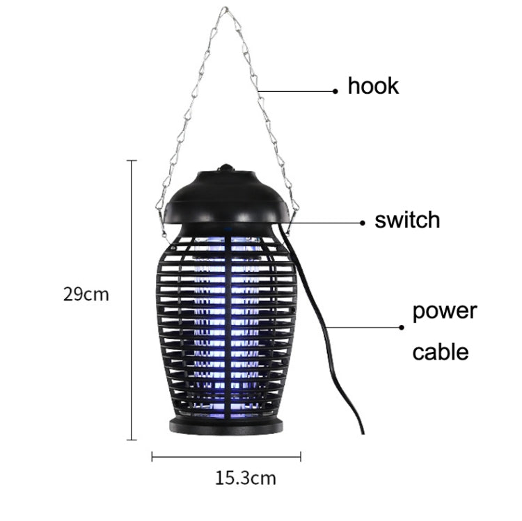 Outdoor Waterproof Mosquito Repellent Restaurant Hotel Fly Flyer Catcher, Plug Specification:, Mosquito Repellent Black