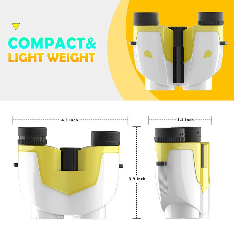 10 X 25 Polar Bear Binoculars Gift For Chlidren, 10X25