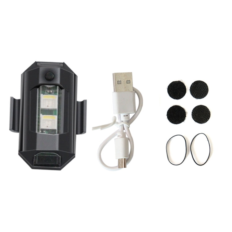 Bicycle Night Ride Warning Light Motorcycle Airplane Light UAV USB Charging Night Light, 3 Colors