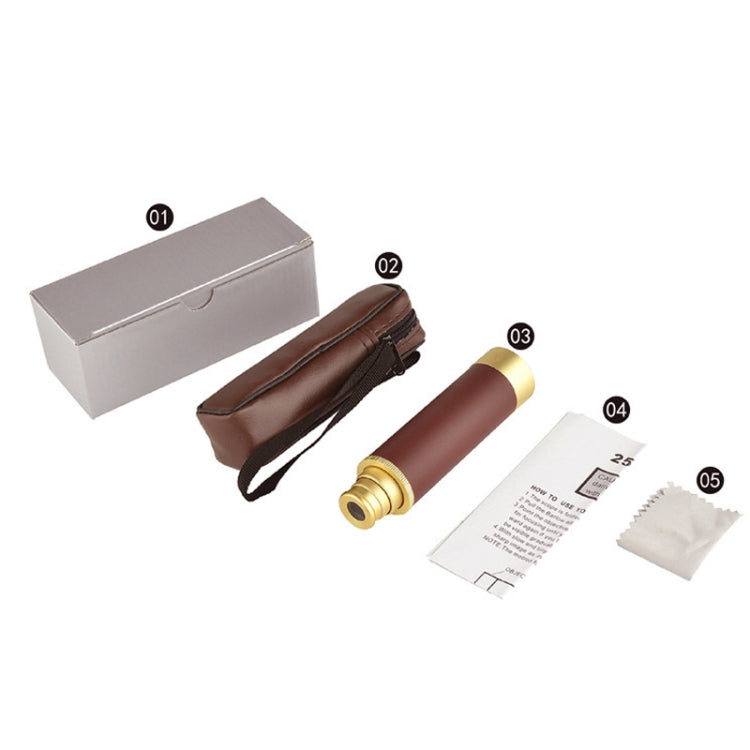 25x32 Pirate High Power Monocular Pocket Telescope,Style:, 25x32 Standard, 25x32 With Tripod and Bracket