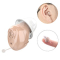 CIC Digital Ear Hearing Aid Sound Amplifier For The Elderly, Skin Color, Blue