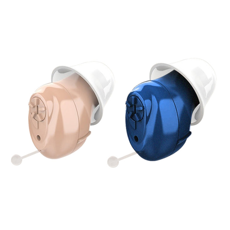 CIC Digital Ear Hearing Aid Sound Amplifier For The Elderly, Skin Color, Blue
