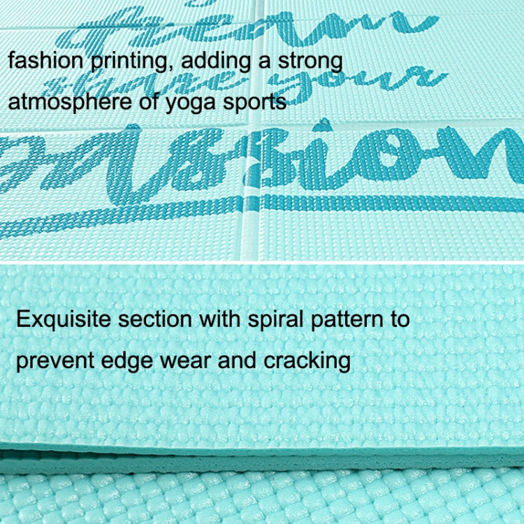 YM15C Portable Travel Thick Fold Yoga Pad Student Nnap Mat, Thickness:, 2mm (Gray), 2mm (Pink), 3mm (Pink), 3mm (Gray), 5mm (Light Gray Print), 5mm (Light Blue Printed), 5mm (Orange Print), 5mm (Rose Red Print), 5mm (Purple Print), 5mm (Gray Print)    ...