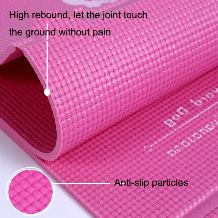 YM15C Portable Travel Thick Fold Yoga Pad Student Nnap Mat, Thickness:, 2mm (Gray), 2mm (Pink), 3mm (Pink), 3mm (Gray), 5mm (Light Gray Print), 5mm (Light Blue Printed), 5mm (Orange Print), 5mm (Rose Red Print), 5mm (Purple Print), 5mm (Gray Print)    ...