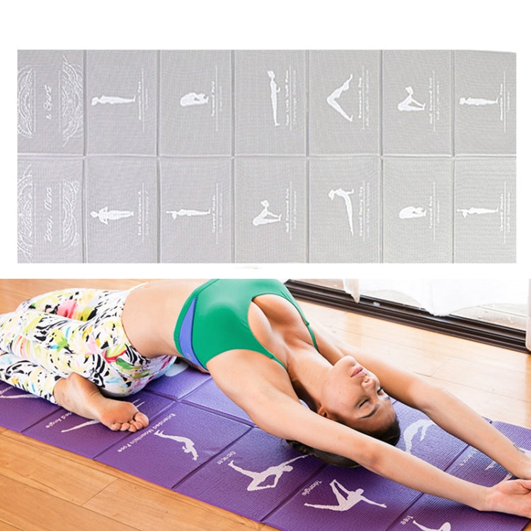 YM15C Portable Travel Thick Fold Yoga Pad Student Nnap Mat, Thickness:, 2mm (Gray), 2mm (Pink), 3mm (Pink), 3mm (Gray), 5mm (Light Gray Print), 5mm (Light Blue Printed), 5mm (Orange Print), 5mm (Rose Red Print), 5mm (Purple Print), 5mm (Gray Print)    ...