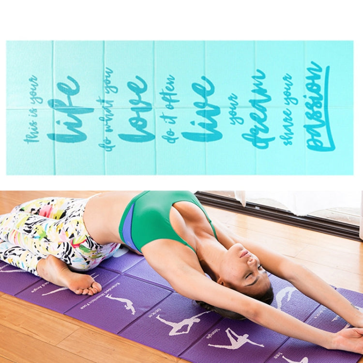YM15C Portable Travel Thick Fold Yoga Pad Student Nnap Mat, Thickness:, 2mm (Gray), 2mm (Pink), 3mm (Pink), 3mm (Gray), 5mm (Light Gray Print), 5mm (Light Blue Printed), 5mm (Orange Print), 5mm (Rose Red Print), 5mm (Purple Print), 5mm (Gray Print)    ...