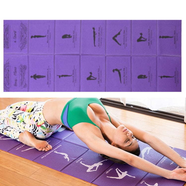 YM15C Portable Travel Thick Fold Yoga Pad Student Nnap Mat, Thickness:, 2mm (Gray), 2mm (Pink), 3mm (Pink), 3mm (Gray), 5mm (Light Gray Print), 5mm (Light Blue Printed), 5mm (Orange Print), 5mm (Rose Red Print), 5mm (Purple Print), 5mm (Gray Print)    ...