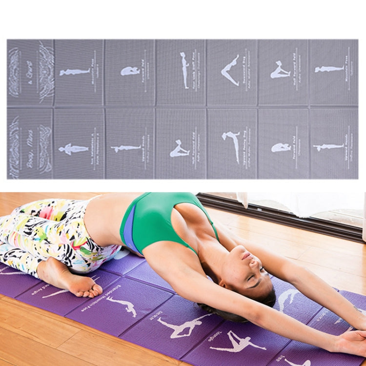 YM15C Portable Travel Thick Fold Yoga Pad Student Nnap Mat, Thickness:, 2mm (Gray), 2mm (Pink), 3mm (Pink), 3mm (Gray), 5mm (Light Gray Print), 5mm (Light Blue Printed), 5mm (Orange Print), 5mm (Rose Red Print), 5mm (Purple Print), 5mm (Gray Print)    ...