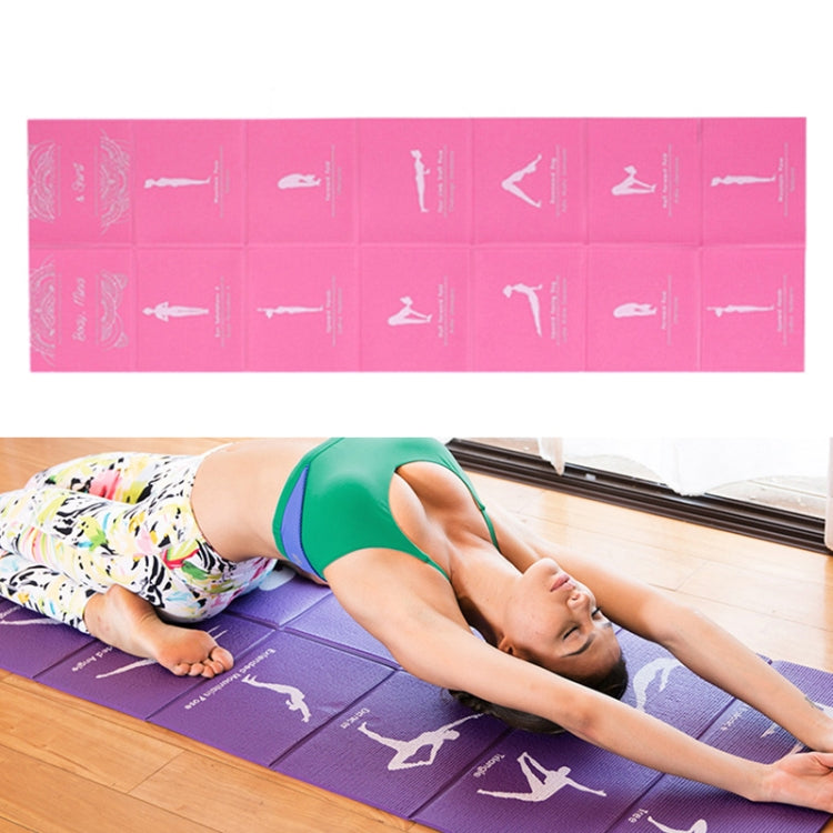 YM15C Portable Travel Thick Fold Yoga Pad Student Nnap Mat, Thickness:, 2mm (Gray), 2mm (Pink), 3mm (Pink), 3mm (Gray), 5mm (Light Gray Print), 5mm (Light Blue Printed), 5mm (Orange Print), 5mm (Rose Red Print), 5mm (Purple Print), 5mm (Gray Print)    ...