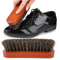 Horse Mane Shoes Brush Mahogany Brush Fur Shoes Cleaning And Dust Brush, Shoes Dust Brush