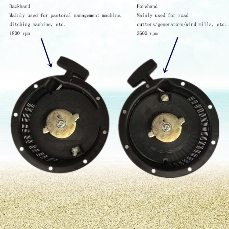 Verimental Trencher Pull-Off Gasoline Generator Accessories, Opposite 1800 Turn, Positive 3600 Turn