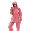 Raninfreem Outdoor Fashion Double Riding Reflection Raincoat Rain Pants Suit, S, M, L, XL
