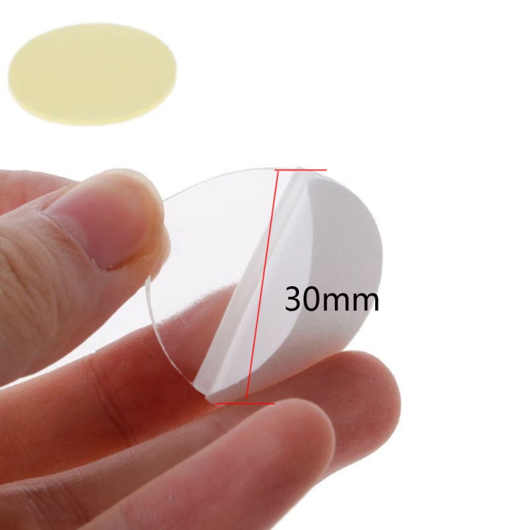 Round Transparent Double-Sided Adhesive Tape Waterproof Traceless Acrylic Glue, 50pcs/sheet 25x0.5mm
