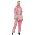 Rainfreem Outdoor Reflective Fashion Split Raincoat Rain Pants Set, S, XL