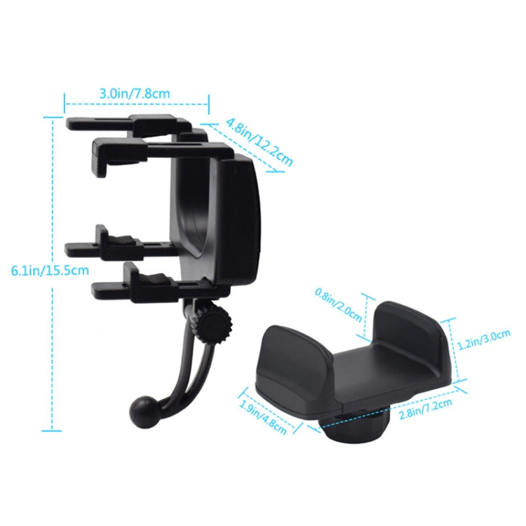 Car Rearview Mirror Universal Navigation Mobile Phone Bracket, R001