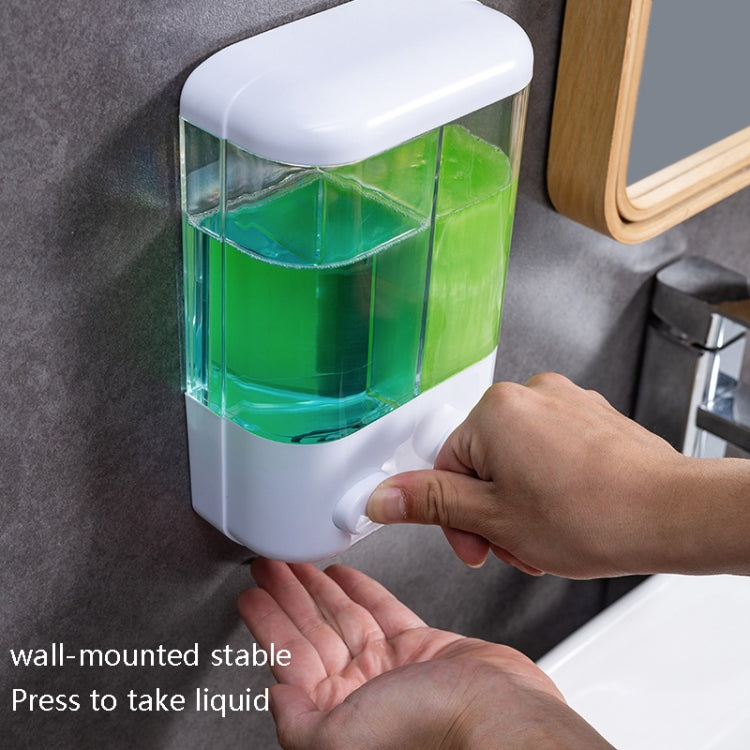 Hotel Bathroom Manual Soap Machine Wall Hanging Paste Transparent Soap, Single Head, Double Head