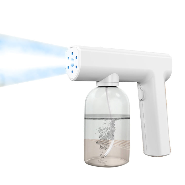 R2 Handheld Portable Blue Light Nano Spray Sterilizer, White, Black