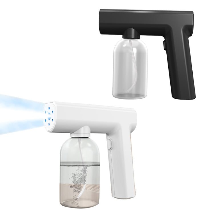 R2 Handheld Portable Blue Light Nano Spray Sterilizer, White, Black