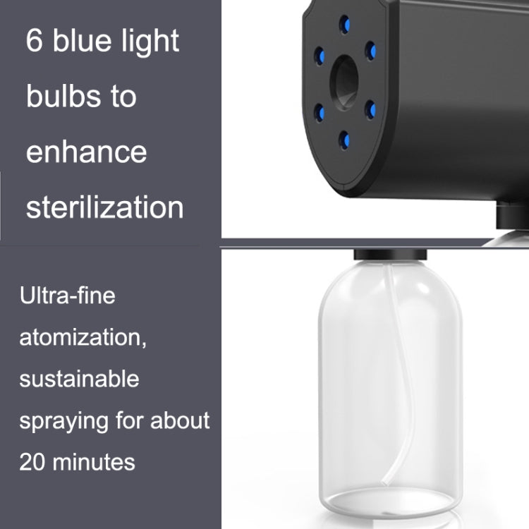 R2 Handheld Portable Blue Light Nano Spray Sterilizer, White, Black