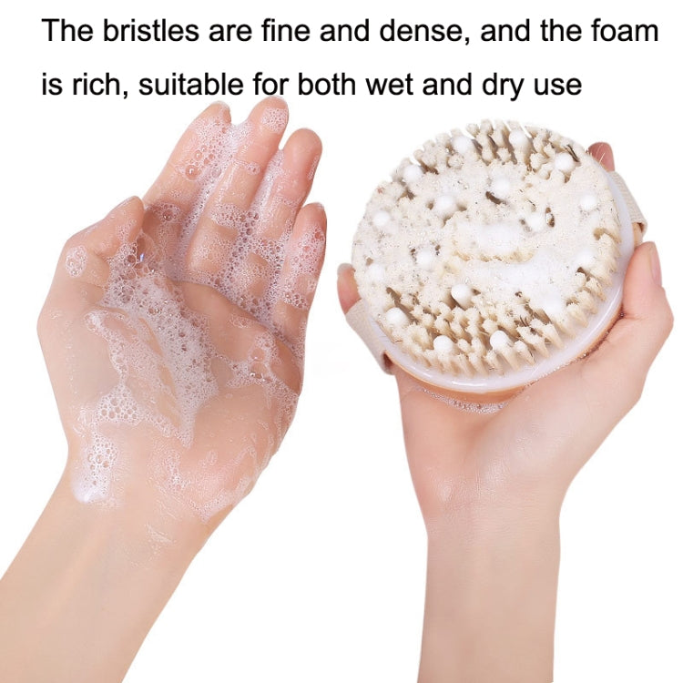 PPR Soft Bead Handleless Massage Bristle Bath Brush, PPR Soft Bead Bristle