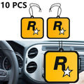 10 PCS Car Perfume Pendant Fragrance Decoration, R Star