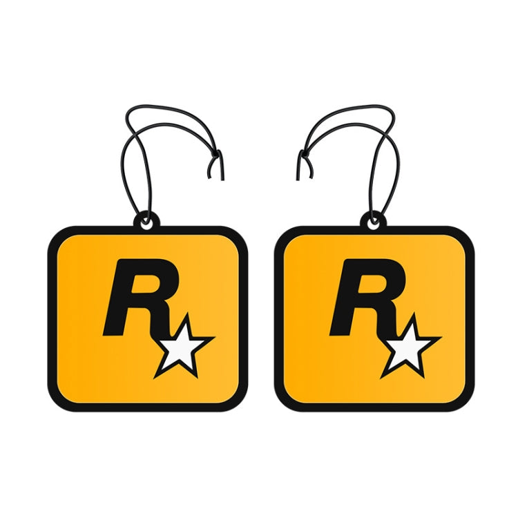 10 PCS Car Perfume Pendant Fragrance Decoration, R Star