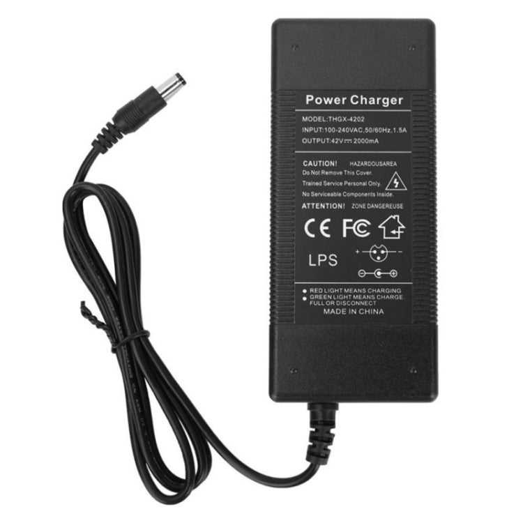 Electric Scooter 42V 2A 2.2mm DC Head Charger For 8 inch KUGOO/S1S2S3/ETWOW, For 8 inch KUGOO/S1S2S3/ETWOW