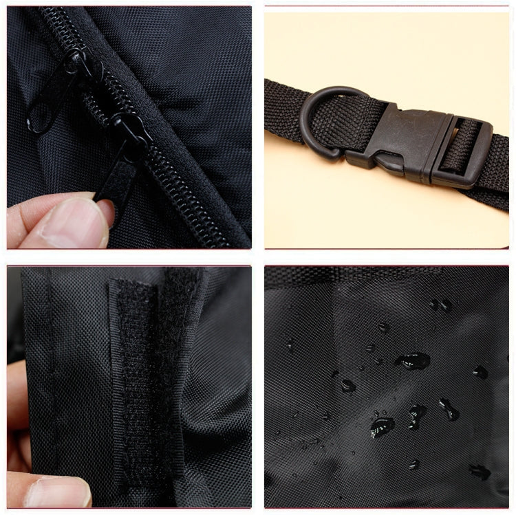 420D Waterproof Cloth Double Zipper 8 Buckle Roof Bag Luggage Bag,Style: Roof Bag+Non-slip Mat, Only Roof Bag, Roof Bag+Non-slip Mat