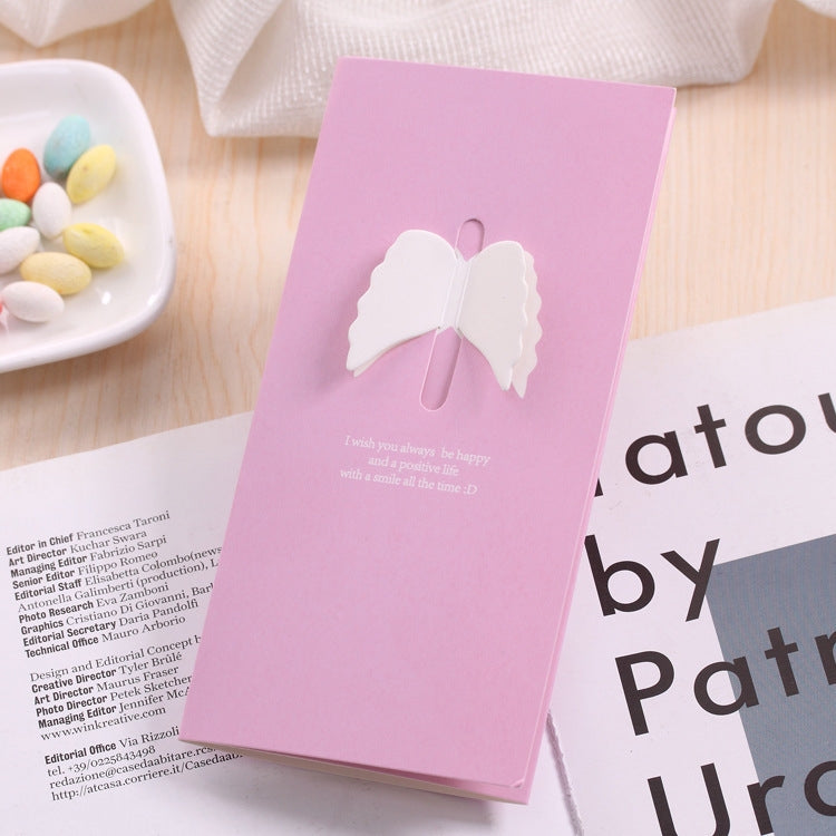 10 PCS A-330 Stereo Hollow Greeting Card, Green Love, Pink Love, Purple Wings, Blue Wings, Green Wings, Pink Wings, Purple Love, Blue Love, Champagne Bow, Blue Bow, Pink Bow
