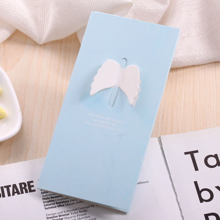 10 PCS A-330 Stereo Hollow Greeting Card, Green Love, Pink Love, Purple Wings, Blue Wings, Green Wings, Pink Wings, Purple Love, Blue Love, Champagne Bow, Blue Bow, Pink Bow