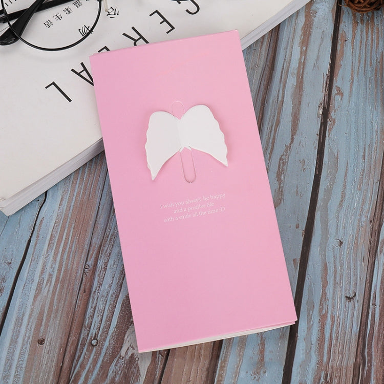10 PCS A-330 Stereo Hollow Greeting Card, Green Love, Pink Love, Purple Wings, Blue Wings, Green Wings, Pink Wings, Purple Love, Blue Love, Champagne Bow, Blue Bow, Pink Bow