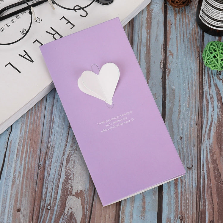 10 PCS A-330 Stereo Hollow Greeting Card, Green Love, Pink Love, Purple Wings, Blue Wings, Green Wings, Pink Wings, Purple Love, Blue Love, Champagne Bow, Blue Bow, Pink Bow