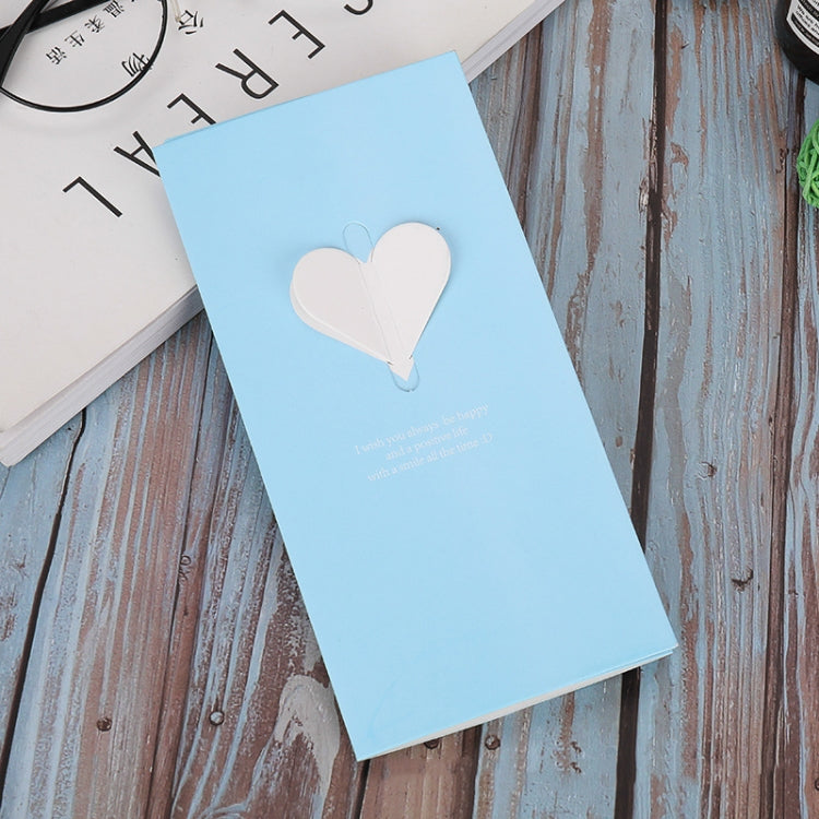 10 PCS A-330 Stereo Hollow Greeting Card, Green Love, Pink Love, Purple Wings, Blue Wings, Green Wings, Pink Wings, Purple Love, Blue Love, Champagne Bow, Blue Bow, Pink Bow