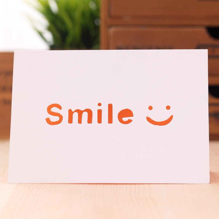 10 PCS A-035 Large Hollow Letters Holiday Greeting Card, I Love You, For You, Happy, Forever, Smile, 365 Days, Best Wishes, Going