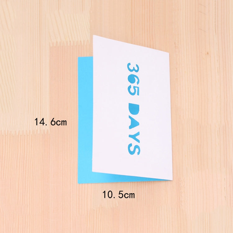 10 PCS A-035 Large Hollow Letters Holiday Greeting Card, I Love You, For You, Happy, Forever, Smile, 365 Days, Best Wishes, Going