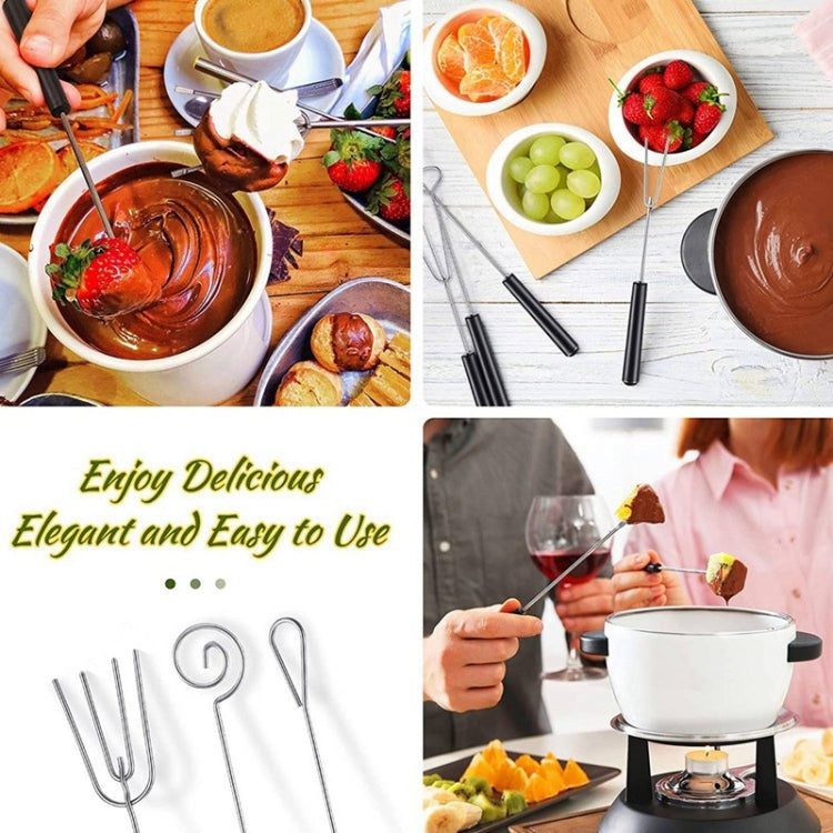 10pcs / Set Stainless Steel  DIY Baking Cake Decoration Steel Fork Suit