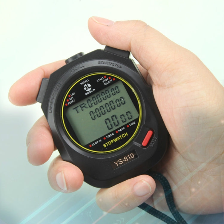 YS Electronic Stopwatch Timer Track And Field Training Running Watch, Style:, YS-810 10 Memories (Black), YS-830 30 Memories (Black), YS-860 60 Memories (Black), YS-8100 100 Memories (Black), YS-810 10 Memories (White), YS-830 30 Memories (White)      ...