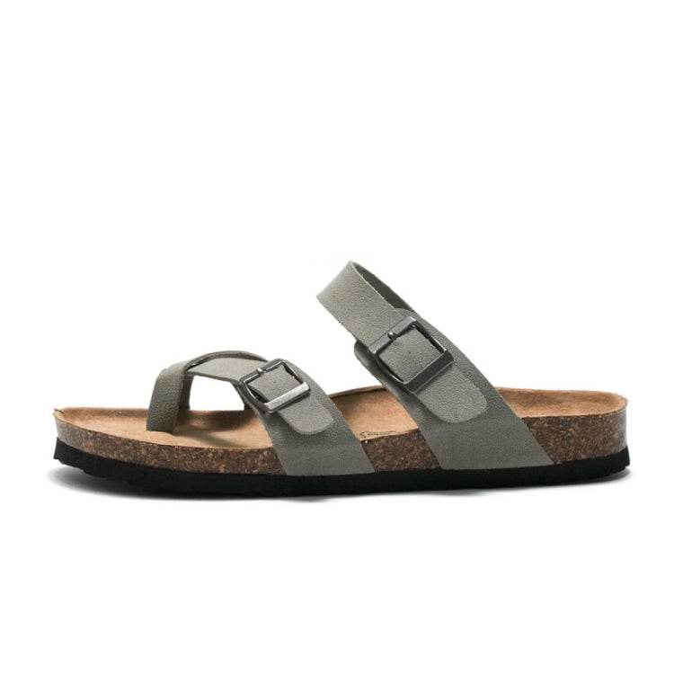Ruizu Couple Cork Slippers Beach Shoes Flip Flops, 35, 36, 37, 38, 39, 40, 41, 42, 43