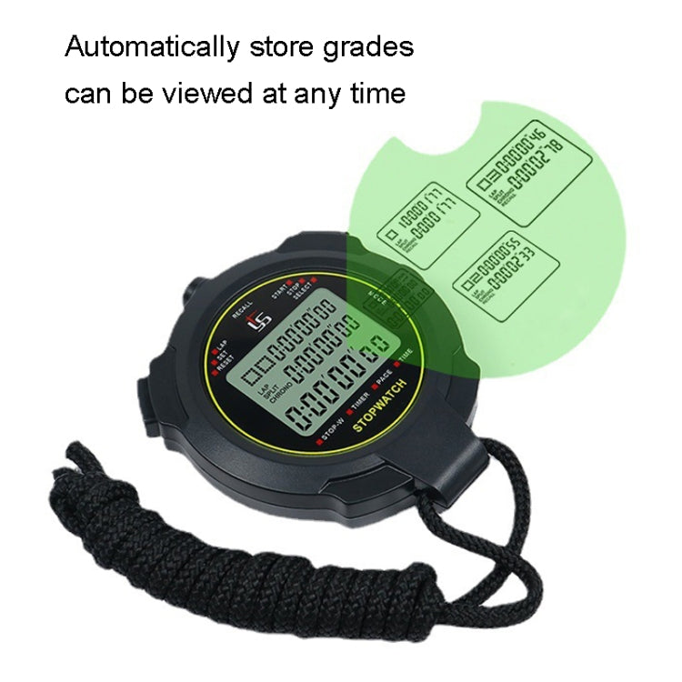 YS Stopwatch Timer Training Fitness Competition Stopwatch, Style:, YS-7120 120 Memories(Black), YS-7100 100 Memories(Black), YS-710 10 Memories(Black), YS-730 30 Memories(Black), YS-760 60 Memories(Black)