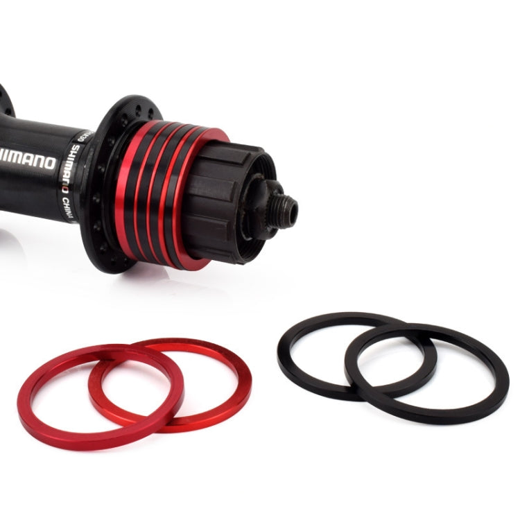 10 PCS FMFXTR Bicycle BB Middle Shaft Flying Wheel Cushion, Thickness:, 1mm (Black), 1.5mm (Black), 2mm (Black), 2.5mm (Black), 3mm (Black), 1mm (Red), 1.5mm (Red), 2mm (Red), 2.5mm (Red), 3mm (Red)