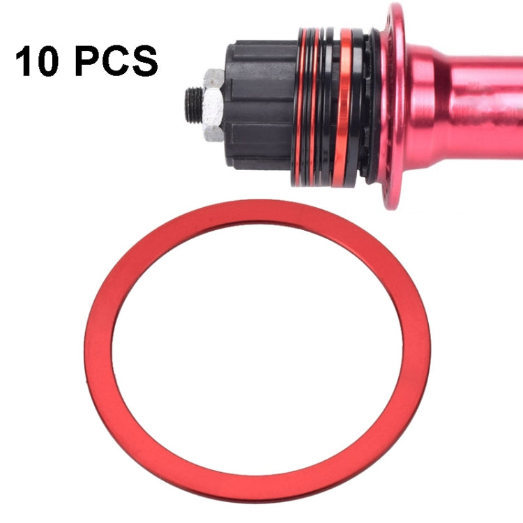 10 PCS FMFXTR Bicycle BB Middle Shaft Flying Wheel Cushion, Thickness:, 1mm (Black), 1.5mm (Black), 2mm (Black), 2.5mm (Black), 3mm (Black), 1mm (Red), 1.5mm (Red), 2mm (Red), 2.5mm (Red), 3mm (Red)