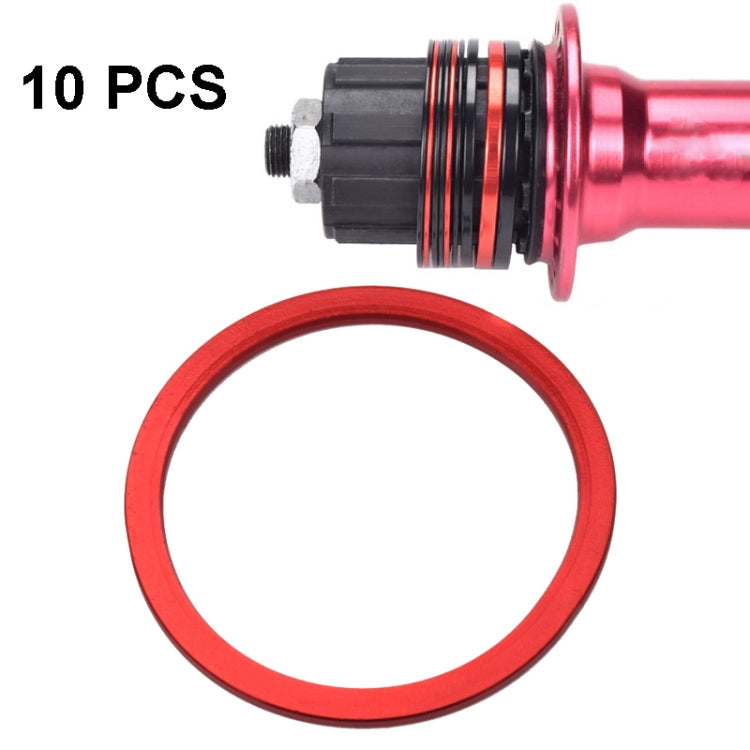 10 PCS FMFXTR Bicycle BB Middle Shaft Flying Wheel Cushion, Thickness:, 1mm (Black), 1.5mm (Black), 2mm (Black), 2.5mm (Black), 3mm (Black), 1mm (Red), 1.5mm (Red), 2mm (Red), 2.5mm (Red), 3mm (Red)