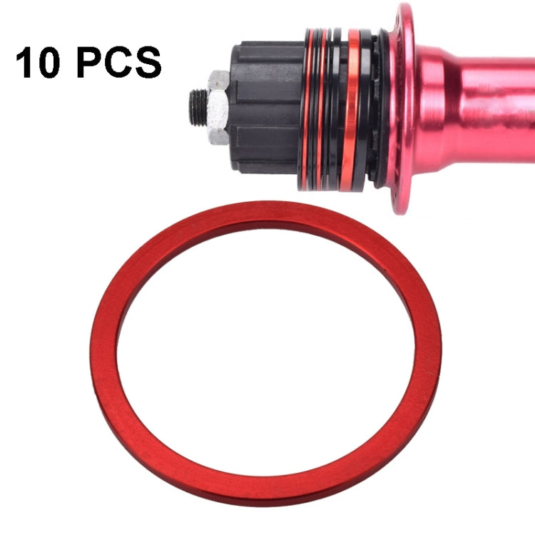 10 PCS FMFXTR Bicycle BB Middle Shaft Flying Wheel Cushion, Thickness:, 1mm (Black), 1.5mm (Black), 2mm (Black), 2.5mm (Black), 3mm (Black), 1mm (Red), 1.5mm (Red), 2mm (Red), 2.5mm (Red), 3mm (Red)
