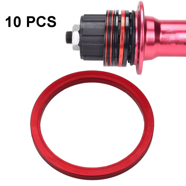 10 PCS FMFXTR Bicycle BB Middle Shaft Flying Wheel Cushion, Thickness:, 1mm (Black), 1.5mm (Black), 2mm (Black), 2.5mm (Black), 3mm (Black), 1mm (Red), 1.5mm (Red), 2mm (Red), 2.5mm (Red), 3mm (Red)
