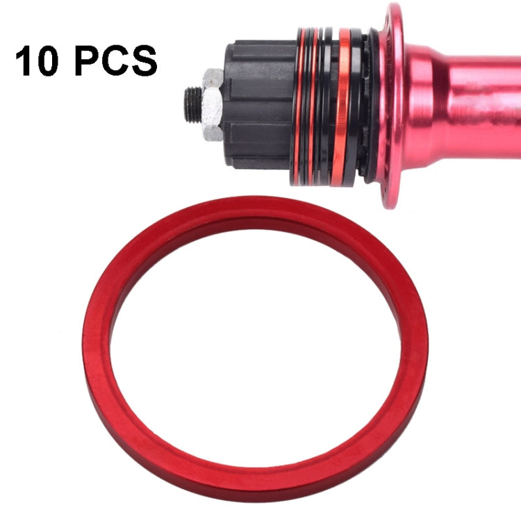 10 PCS FMFXTR Bicycle BB Middle Shaft Flying Wheel Cushion, Thickness:, 1mm (Black), 1.5mm (Black), 2mm (Black), 2.5mm (Black), 3mm (Black), 1mm (Red), 1.5mm (Red), 2mm (Red), 2.5mm (Red), 3mm (Red)