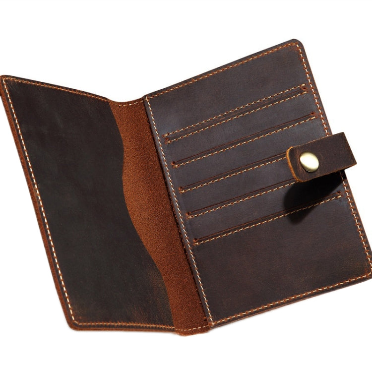 Leather Passport Holder Vintage Card Holder, SF053
